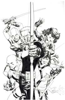 Mike McKone - west coast avengers 01 cover gwenpool hawkeye