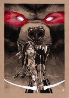 Guillaume Martinez - Dani Moonstar (Mirage) & Demon Bear Illustration