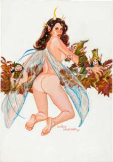Enrique Villagran - Fairy Song Vol. 1: A Gallery of Fairies, Sprites, and Nymphs Illustration Original Art (SQP, 2006).