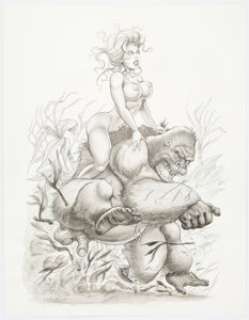 Anibal Maraschi | Jungle Tails: A Gallery Girls Collection Vol. 4 Illustration Original Art (SQP, 2003).... | Heritage