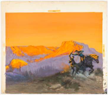 Victor Prezio - Western Painting Original Art (c. 1960-70s).... | Heritage