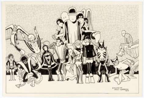Fred Hembeck - X-Men Illustration Original Art (1978). | Heritage