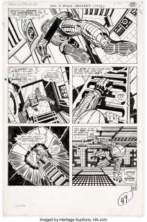 Jack Kirby and Frank Giacoia 2001: A Space Odyssey #1 Story Page 49 Original Art (Marvel, 1976).... | Heritage