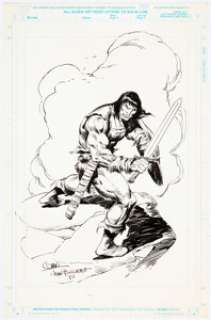 John Buscema - Conan Illustration Original Art (1993).... | Heritage