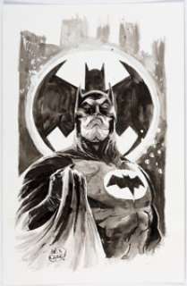 Wes Craig - Batman Illustration Original Art (2018). - ...