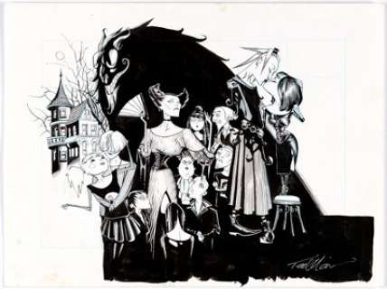 Ted Naifeh | GloomCookie #1 Wraparound Cover Original Art (Slave Labor, 1999).... | Heritage