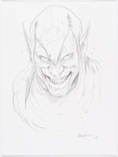 Marko Djurdjevic - Green Goblin Illustration Original Art (2008)....