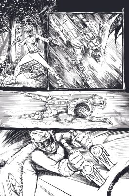 Gavin Smith | Gavin Smith - Mighty Morphin Power Rangers: Zord Quest #1, Page 32 | Modern Mythology Comic Art