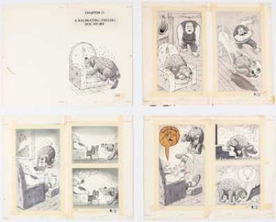 Al Jaffee | Al Jaffee’s MAD Monstrosities Complete 10-Page Story "A Nauseating (YECCH!) Dog Story" Original Art Grou... (Total: 7 Original Art) | Heritage