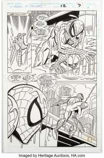 Saviuk, Alex | Alex Saviuk and Al Milgrom Adventures of Spider-Man #12 Story Page 7 Original Art (Marvel, 1997).... | Heritage