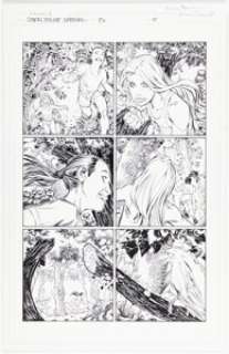 Peterson, Brandon - Brandon Peterson and Richard Bennett Dreams of Darkchylde #1 Story Page 5 Original Art (Image, 2000)....