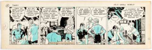 Caniff, Milton | Milton Caniff Terry and the Pirates Daily Comic Strip Original Art dated 3-28-36 (Chicago Tribune, 1936). ... | Heritage