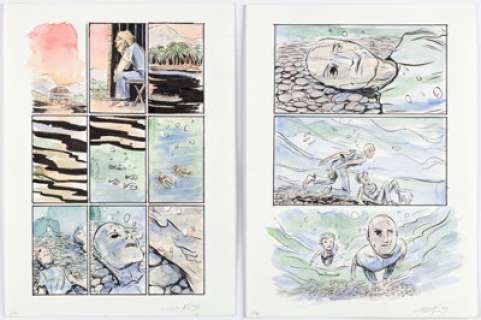 Kindt, Matt - Matt Kindt Mind Mgmt #6 Story Pages 21 & 22 Original Art (Dark Horse, 2012). ... (Total: 2 Original Art)