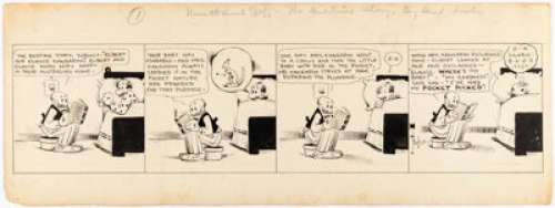 Fisher, Bud | Bud Fisher Mutt & Jeff Daily Comic Strip Original Art (Bell Syndicate, 1933).... | Heritage
