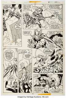 Buscema, John | John Buscema and Tom Palmer Thor #277 Story Page 7 Original Art (Marvel, 1978).... | Heritage