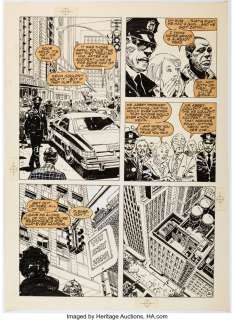 Zaffino, Jorgé - Jorgé Zaffino Marvel Graphic Novel #40 Punisher: Assassin‘s Guild Story Page 20 Original Art (Marvel, ...