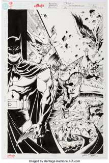 Semeiks, Val - Val Semeiks and Prentis Rollins JLA: Incarnations #2 Cover Original Art (DC, 2001)....