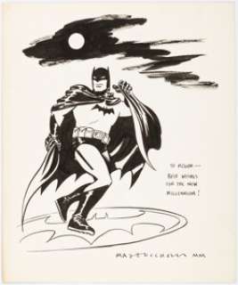 Mazzucchelli, David | David Mazzucchelli - Batman Sketch Original Art (undated).... | Heritage