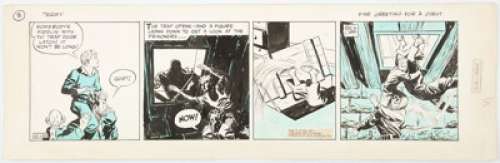 Caniff, Milton | Milton Caniff Terry and the Pirates Daily Comic Strip Original Art dated 10-20-37 (Chicago Tribune, 1937). ... | Heritage