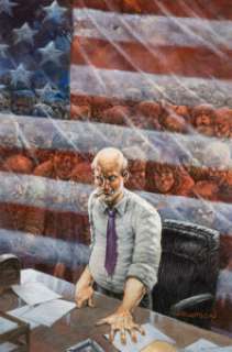 Wrightson, Bernie | Bernie Wrightson Toe Tags Featuring George Romero #5 Cover Original Art (DC, 2005).... | Heritage