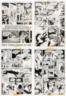 Calnan, John | John Calnan The Unexpected #134 Near Complete Story Original Art Group of 7 (DC, 1972).... (Total: 7 Original Art) | Heritage