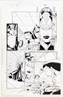 Image Comics artist - Jo Benitez and Howard Shum Weapon Zero #T-2 Story Page 10 Original Art (Image/Top Cow, 1995)....