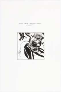 Sale, Tim | Tim Sale DC Legends Trading Card #114 Catwoman Illustration Original Art (Upper Deck, 2004).... | Heritage