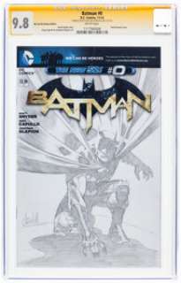 Churchill, Ian - Ian Churchill Batman #0 We Can Be Heroes Edition - Sketch Cover Signature Series Original Art (DC, 2012) CGC NM/MT...