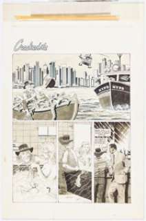 Morrow, Gray - Gray Morrow Cracked Magazine #241 "Crocodile Dundee" Story Pages Group of 3 Original Art (Globe Communications, 19... (Total: 3 Original Art)