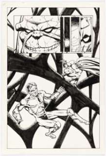 DC Artist - Jim Starlin - Green Lantern (Kyle Rayner) Story Page Illustration Original Art (DC, undated)....