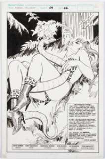 DeZuñiga, Tony - Tony DeZuñiga Marvel Fanfare #59 Splash Page 22 Shanna the She-Devil Original Art (Marvel, 1991)....