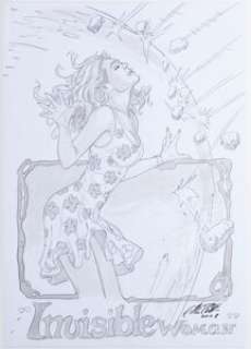 Rio, Al - Al Rio - Invisible Woman Specialty Illustration Original Art (2008)....