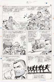 Ayers, Dick | Dick Ayers and John Tartaglione Sgt. Fury #40 Story Page 2 Original Art (Marvel, 1967).... | Heritage