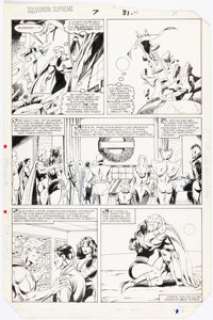 Buscema, John - John Buscema and Jackson "Butch" Guice Squadron Supreme #7 Story Page 24 Original Art (Marvel, 1986)....