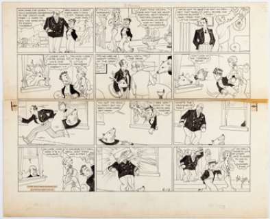 Young, Chic | Chic Young Blondie Sunday Comic Strip Original Art dated 6-12-32 (King Features Syndicate, 1932). ... | Heritage