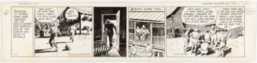 Sickles, Noel | Noel Sickles Scorchy Smith Daily Comic Strip Original Art dated 11-7-1936 (AP, 1936).... | Heritage