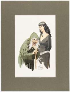 Craig, Johnny | Johnny Craig - Vault Keeper and Drusilla Illustration Original Art (undated).... | Heritage