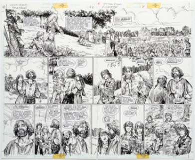 Zulli, Michael - Michael Zulli and Vince Locke Sandman Presents: Love Street #1 Story Pages 20-21 Original Art (DC/Vertigo, 1999)....