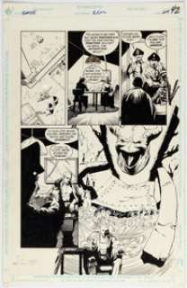 Bachalo, Chris - Chris Bachalo and Mark Pennington Shade, the Changing Man #1 Story Page 38 Original Art (DC, 1990)....