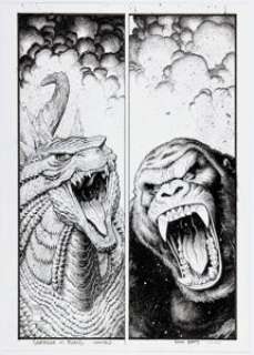 Adams, Arthur | Arthur Adams MonsterVerse Titanthology Cover Original Art (Legendary, 2021).... | Heritage