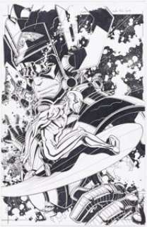 Bradshaw, Nick - Nick Bradshaw Silver Surfer: Black #1 Variant Cover Original Art (Marvel, 2019)....