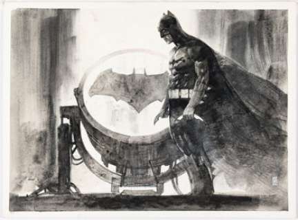 Maleev, Alex - Alex Maleev Justice League 2022 Annual #1 Batman Variant Cover and Color Studies Original Art Group of 3 (DC, 2022... (Total: 3 Original Art)