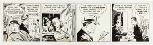 Marsh, Norman - Norman Marsh Dan Dunn Daily Comic Strip Original Art dated 6-9 (Publishers Syndicate, c. 1930s). ...