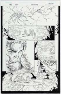 Silvestri, Marc - Marc Silvestri and Eric Basaldua Cyberforce #0 Story Page 20 Original Art (Image, 2006)....