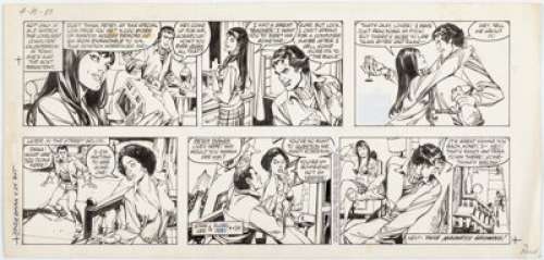 Comic strip artist - unidentified - Floro Dery Amazing Spider-Man Sunday Comic Strip Original Art dated 4-24-83 (Register and Tribune Syndicate, 1983)...