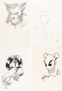 Steve Hughes, Matt Martin, Everette Hartsoe, and Dan Lawis - Sketches Original Art Group of 4 (c. 1995).... (Total: 4 Original Art)