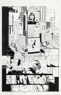 Olivier Coipel And Tim Townsend | House of M #3 Story Page 7 Original Art (Marvel, 2005).... | Heritage