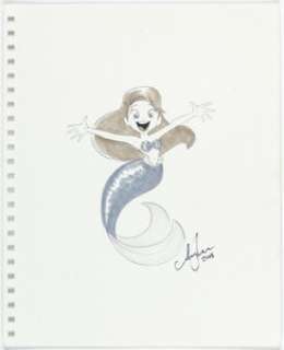 Amy Mebberson - Ariel ( - The Little Mermaid) Specialty Illustration Original Art (2018).