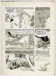 Alex Toth - Blazing Combat #2 Story Page 2 Original Art (Warren, 1966).