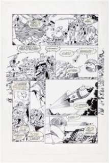 George Pérez and Al Vey - UltraForce #3 Story Page 20 Original Art (Malibu, 1995).